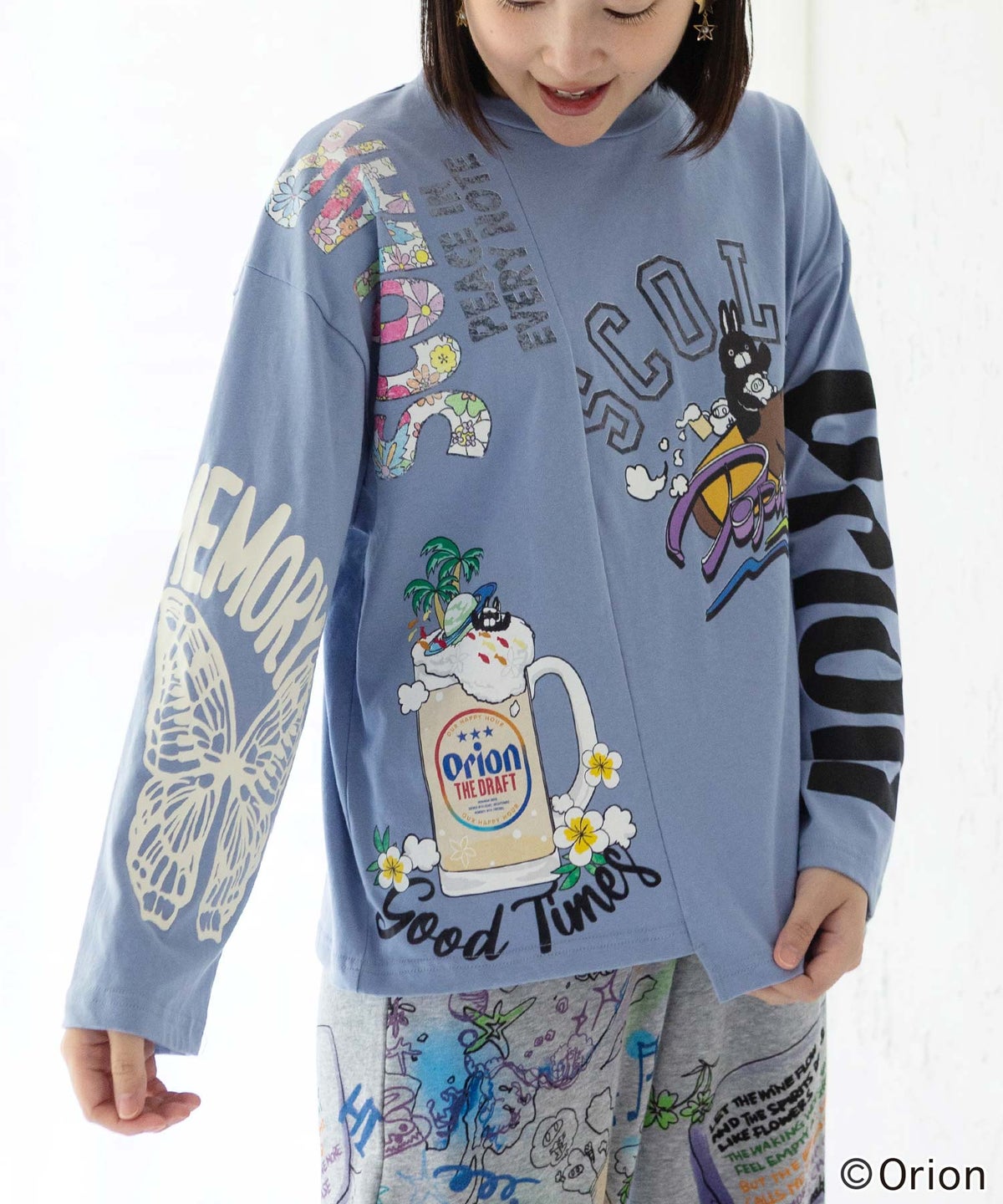 orion×ScoLar GOOD TIME ORION リメイク風T-14