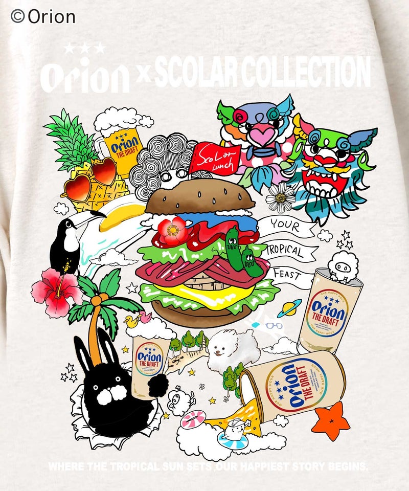 orion×ScoLar Happy Paradise パーカー-15