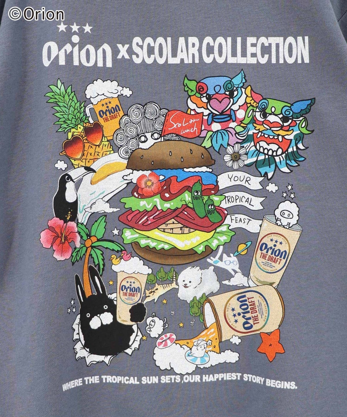 orion×ScoLar Happy Paradise パーカー-21
