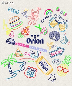 orion×ScoLar 沖縄ネオンラメプリントPO-14