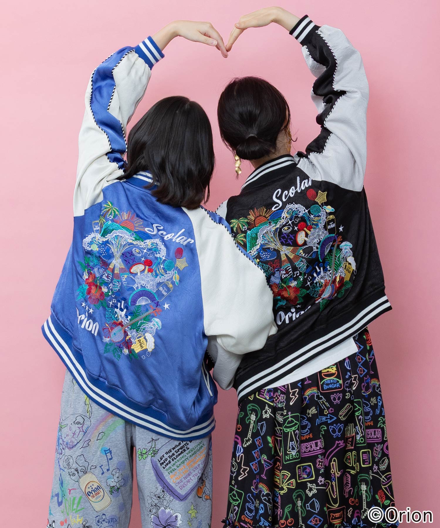 9月下旬頃発送予定】463001：orion×ScoLar リゾートフェス刺繍