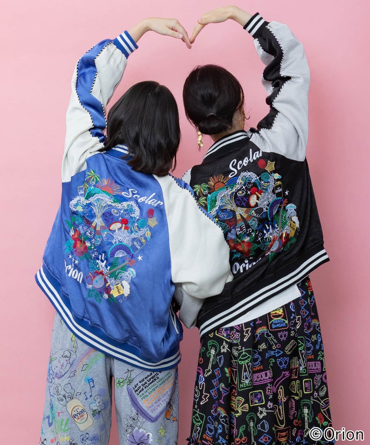 orion×ScoLar リゾートフェス刺繍スカジャン-2
