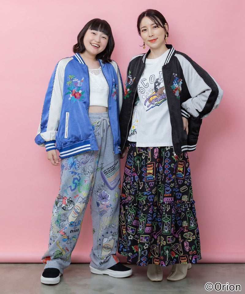 orion×ScoLar リゾートフェス刺繍スカジャン-3