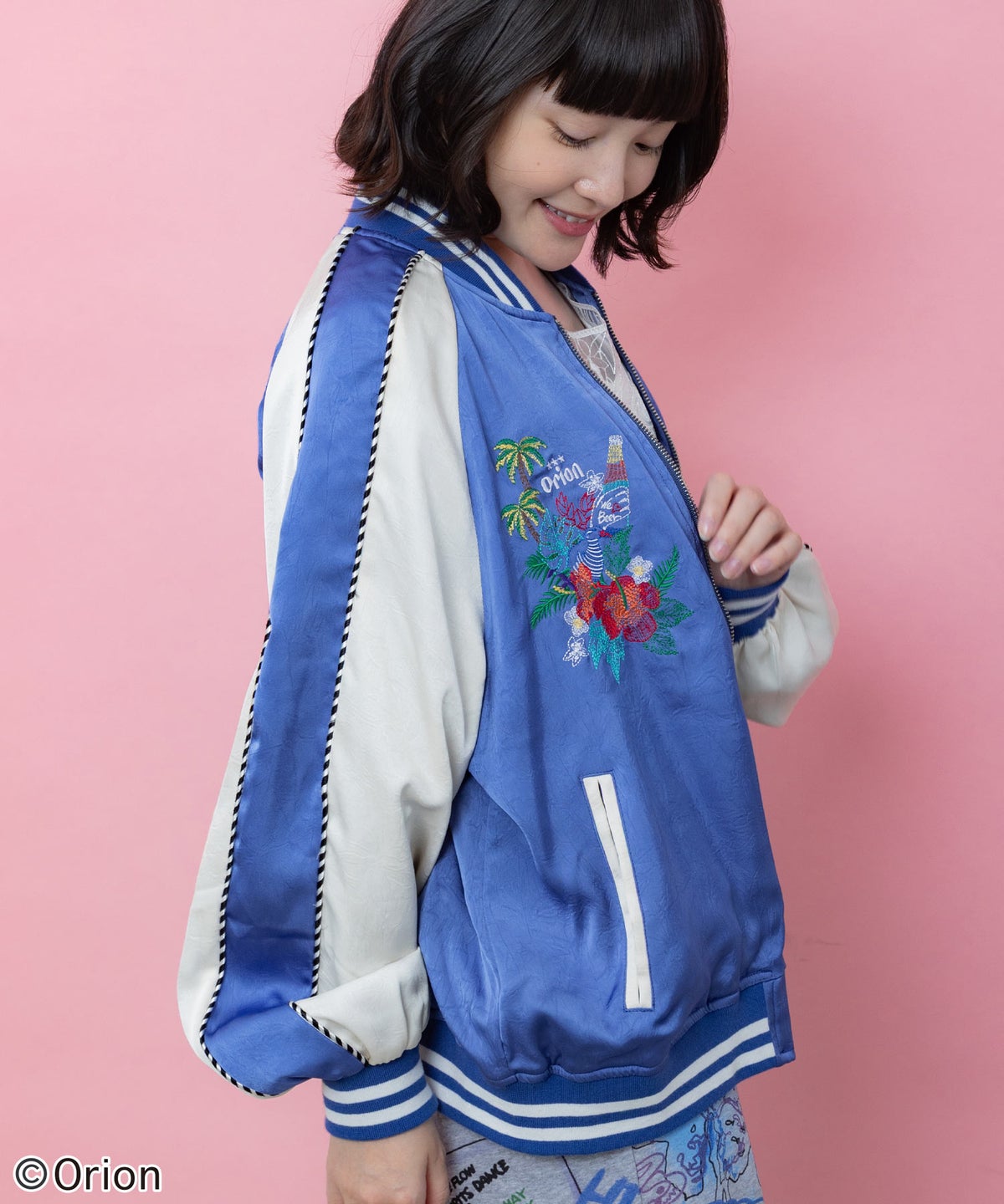 orion×ScoLar リゾートフェス刺繍スカジャン-10