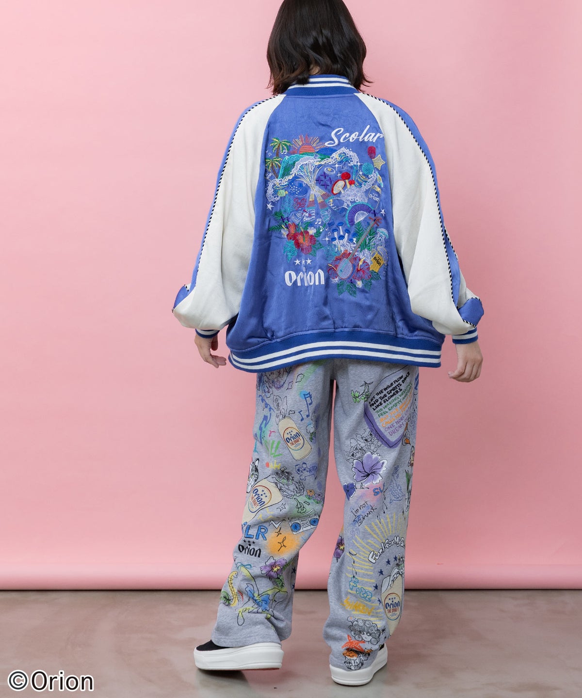 orion×ScoLar リゾートフェス刺繍スカジャン-11