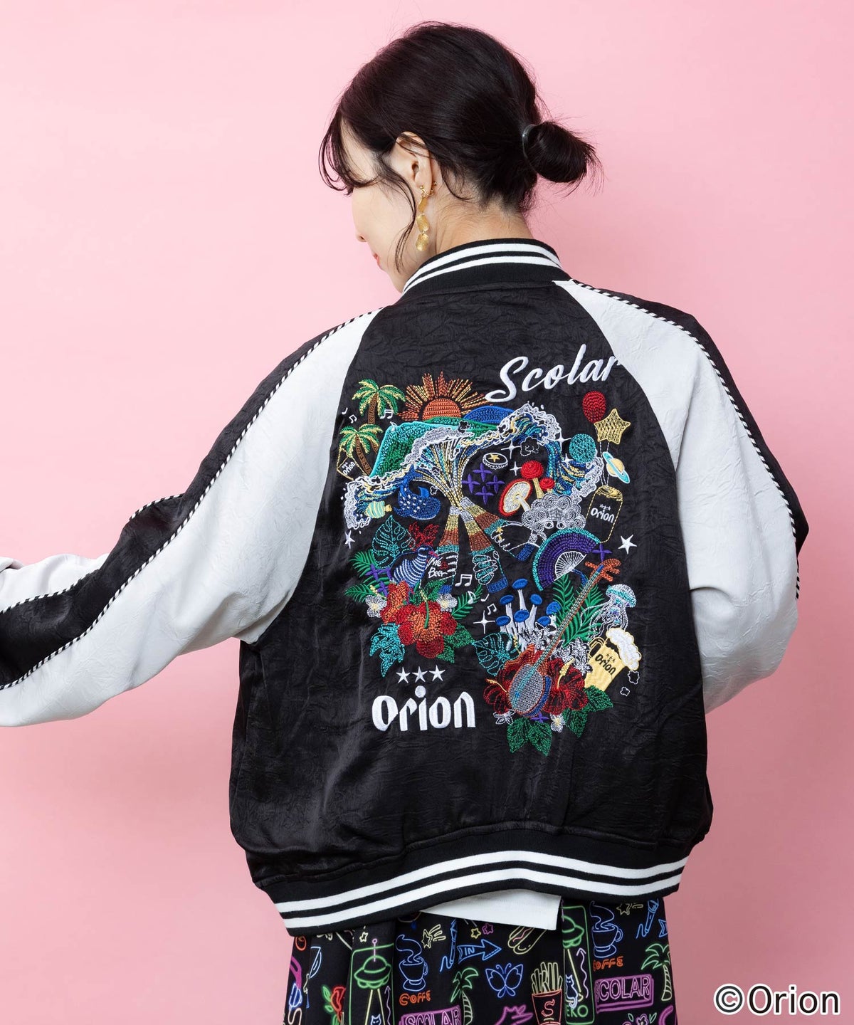 orion×ScoLar リゾートフェス刺繍スカジャン-14
