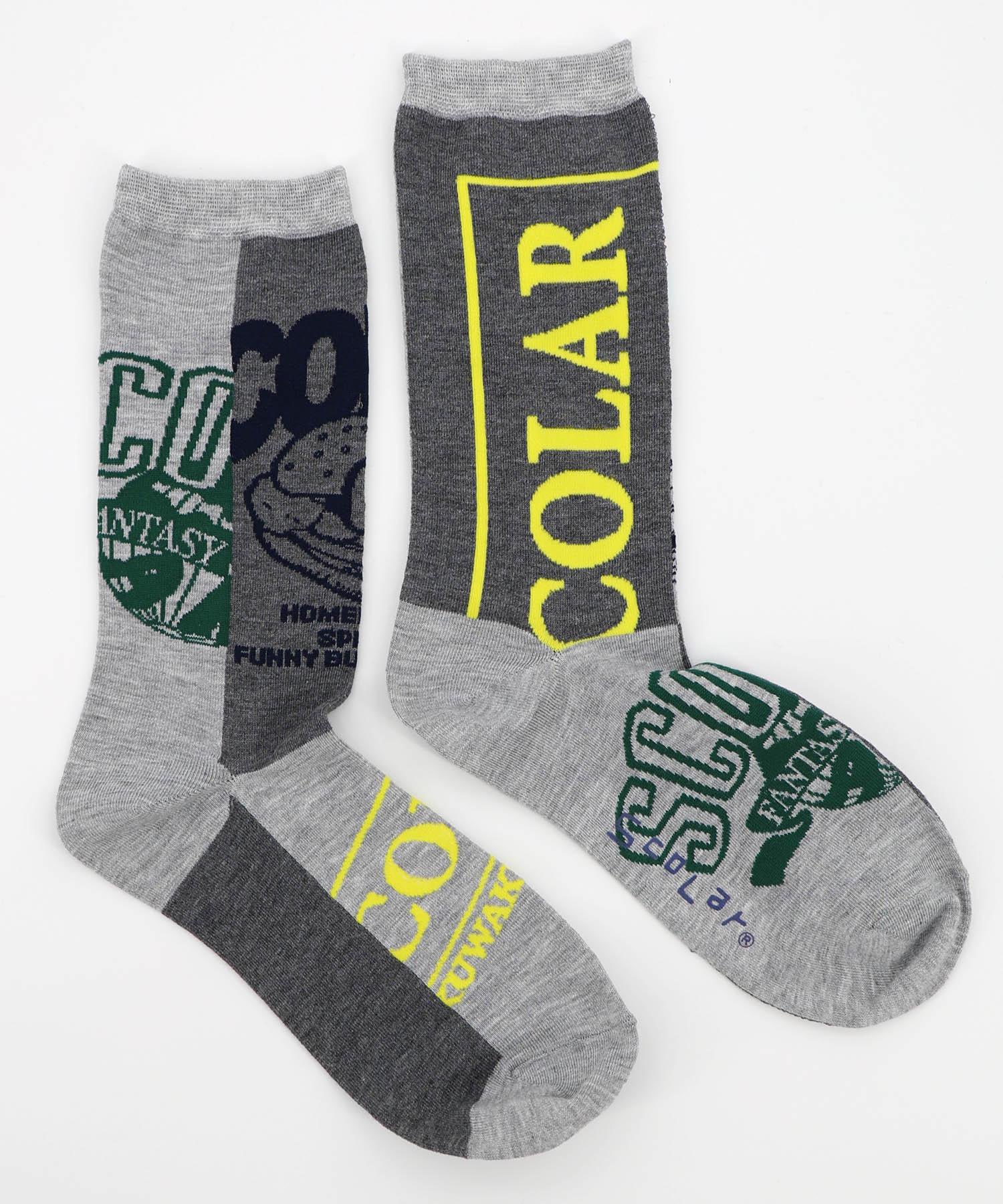 88N18820：スカラー柄切替ソックスの通販-ScoLar