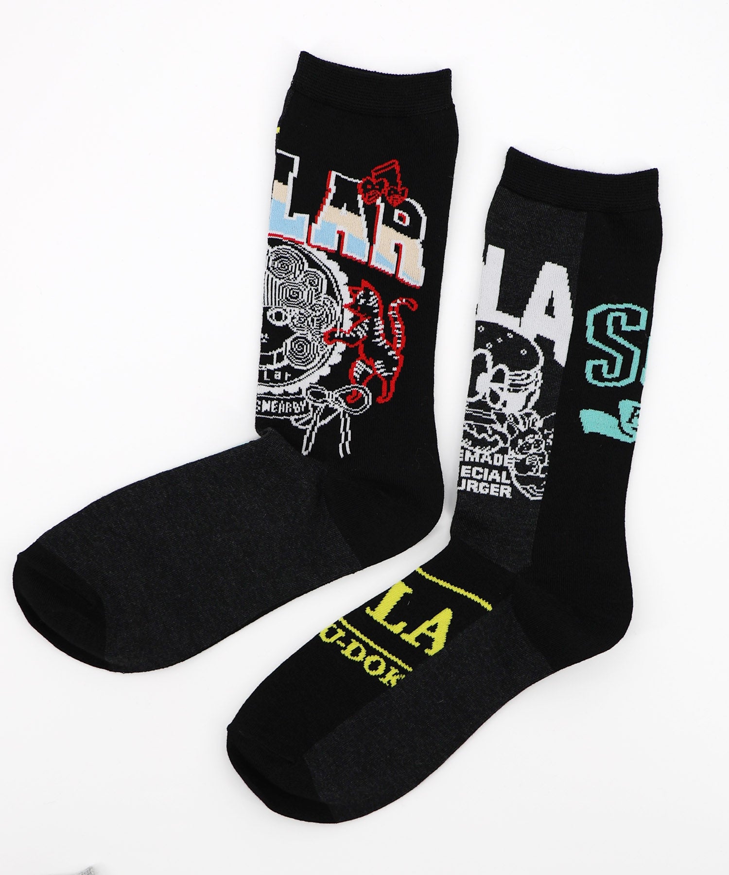 88N18820：スカラー柄切替ソックスの通販-ScoLar