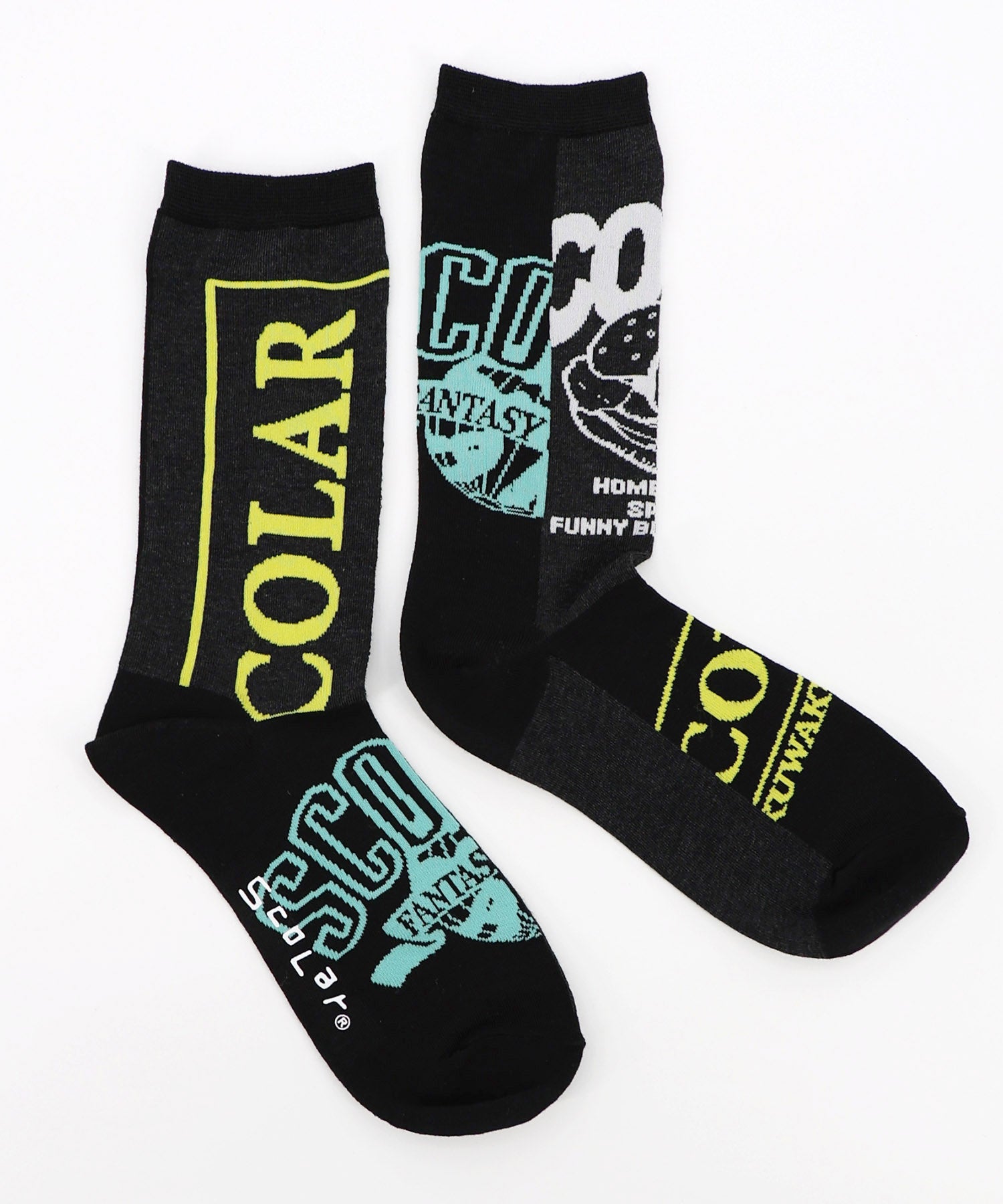 88N18820：スカラー柄切替ソックスの通販-ScoLar
