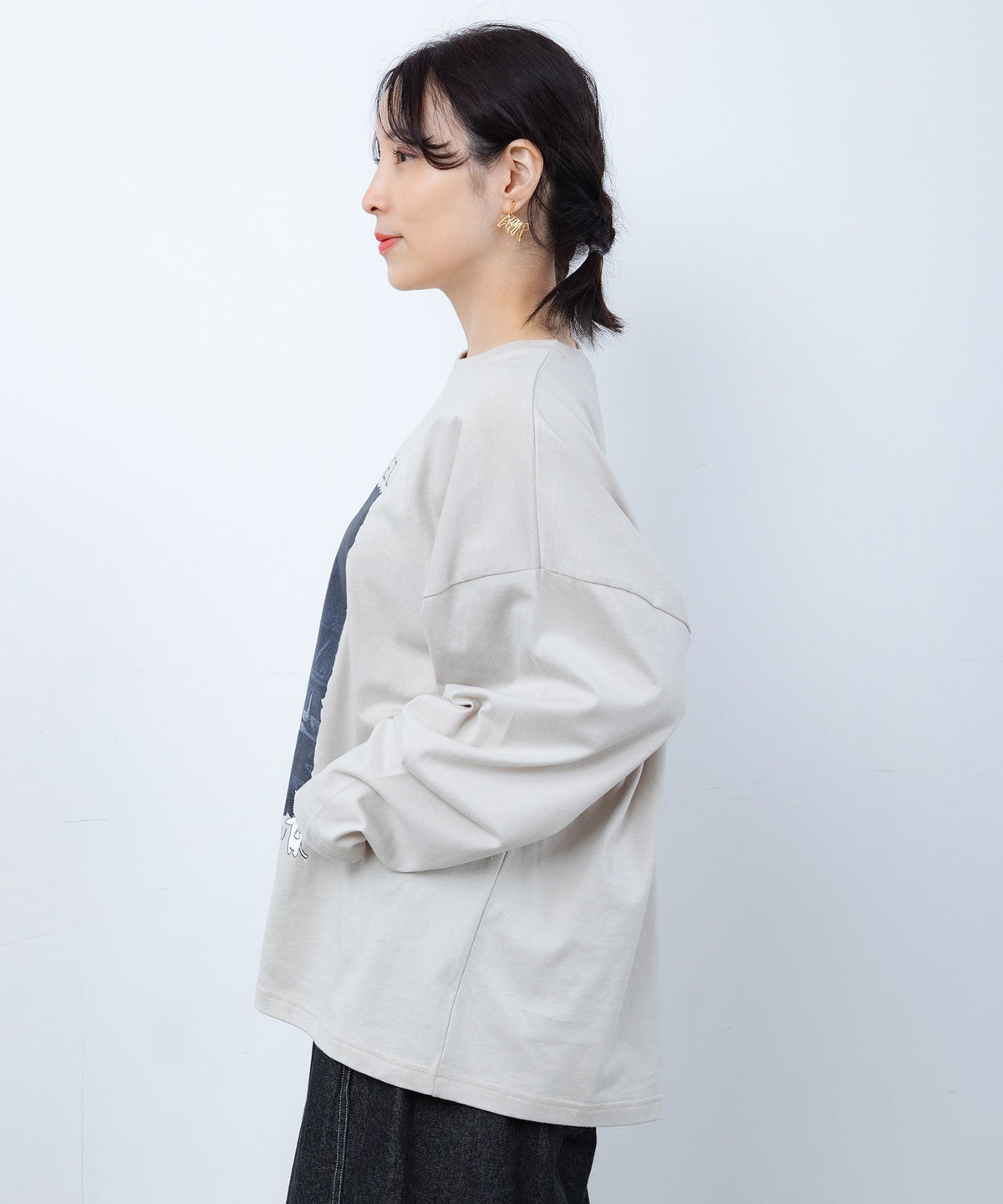 理科室のヒ・ミ・ツ柄 蓄光プリントTシャツ-4