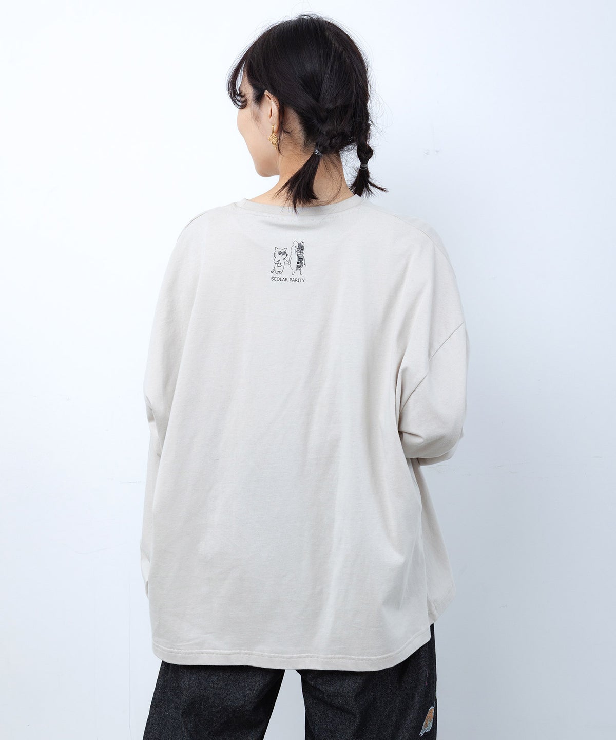 理科室のヒ・ミ・ツ柄 蓄光プリントTシャツ-5