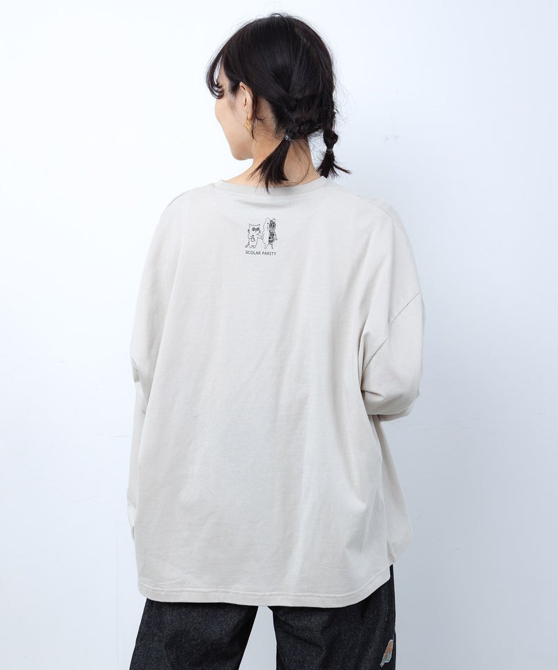 理科室のヒ・ミ・ツ柄 蓄光プリントTシャツ-5