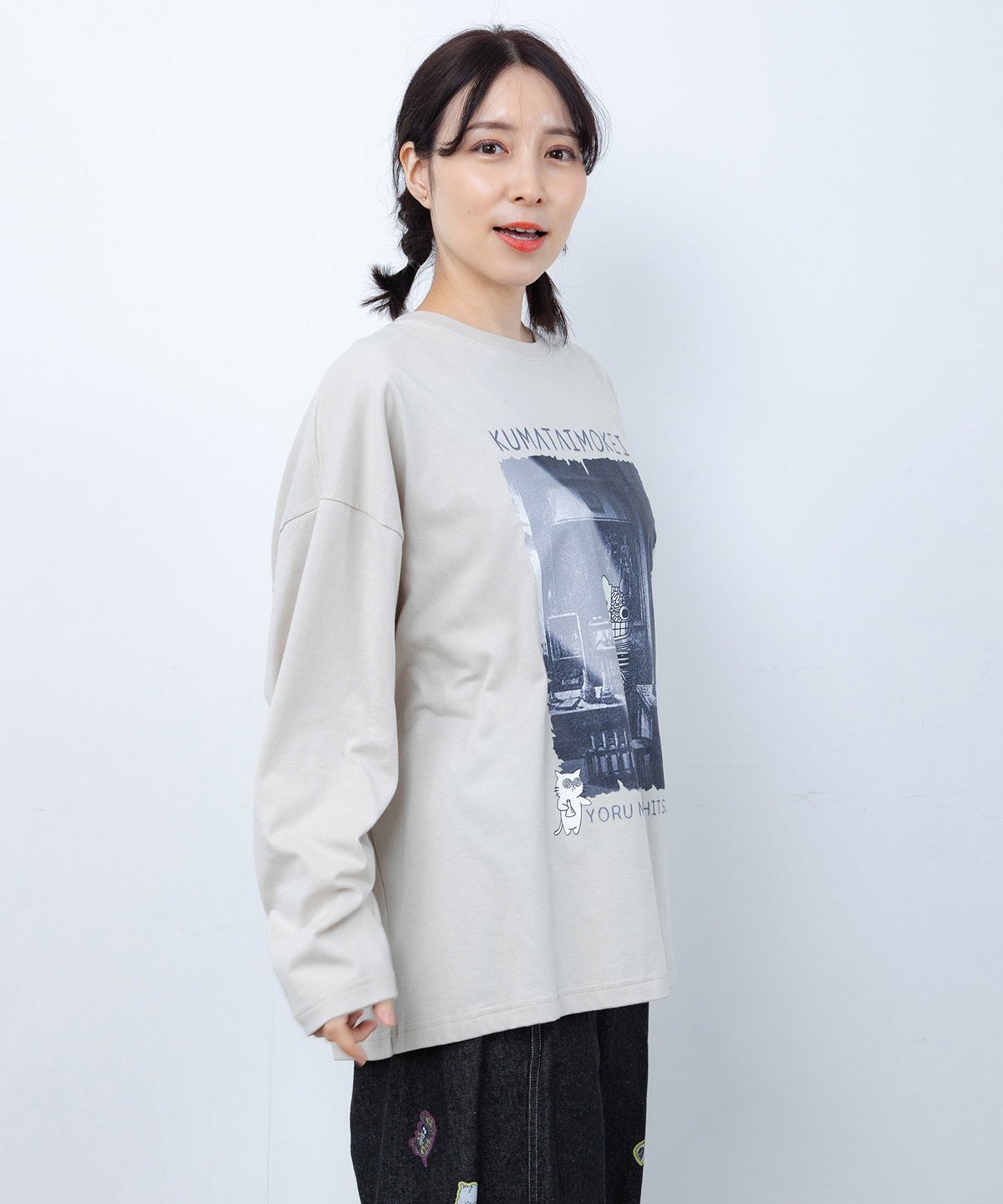 理科室のヒ・ミ・ツ柄 蓄光プリントTシャツ-6