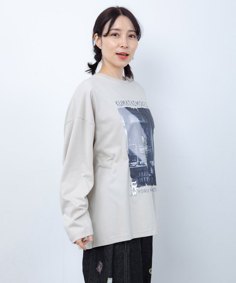 理科室のヒ・ミ・ツ柄 蓄光プリントTシャツ-6