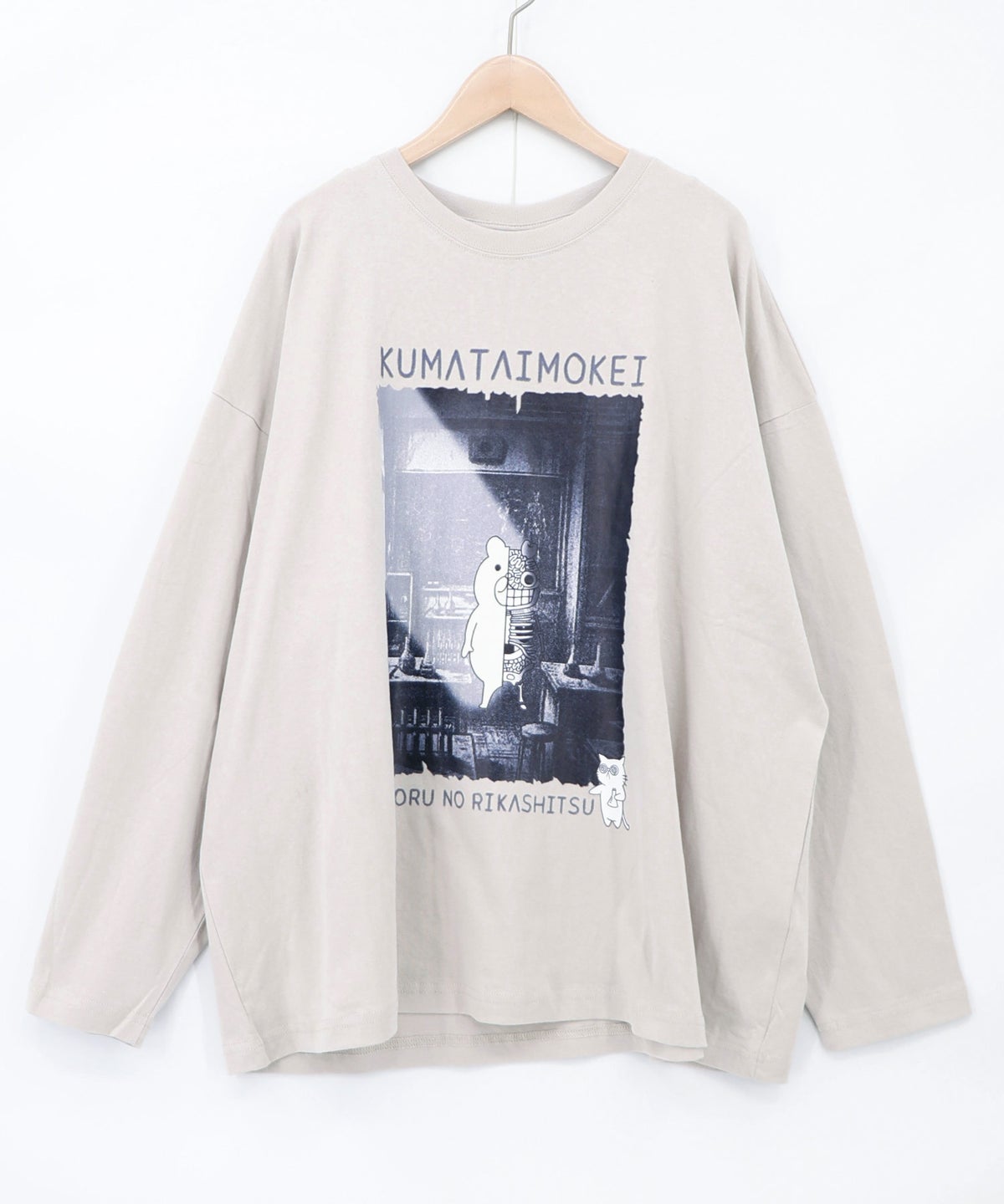 理科室のヒ・ミ・ツ柄 蓄光プリントTシャツ-8