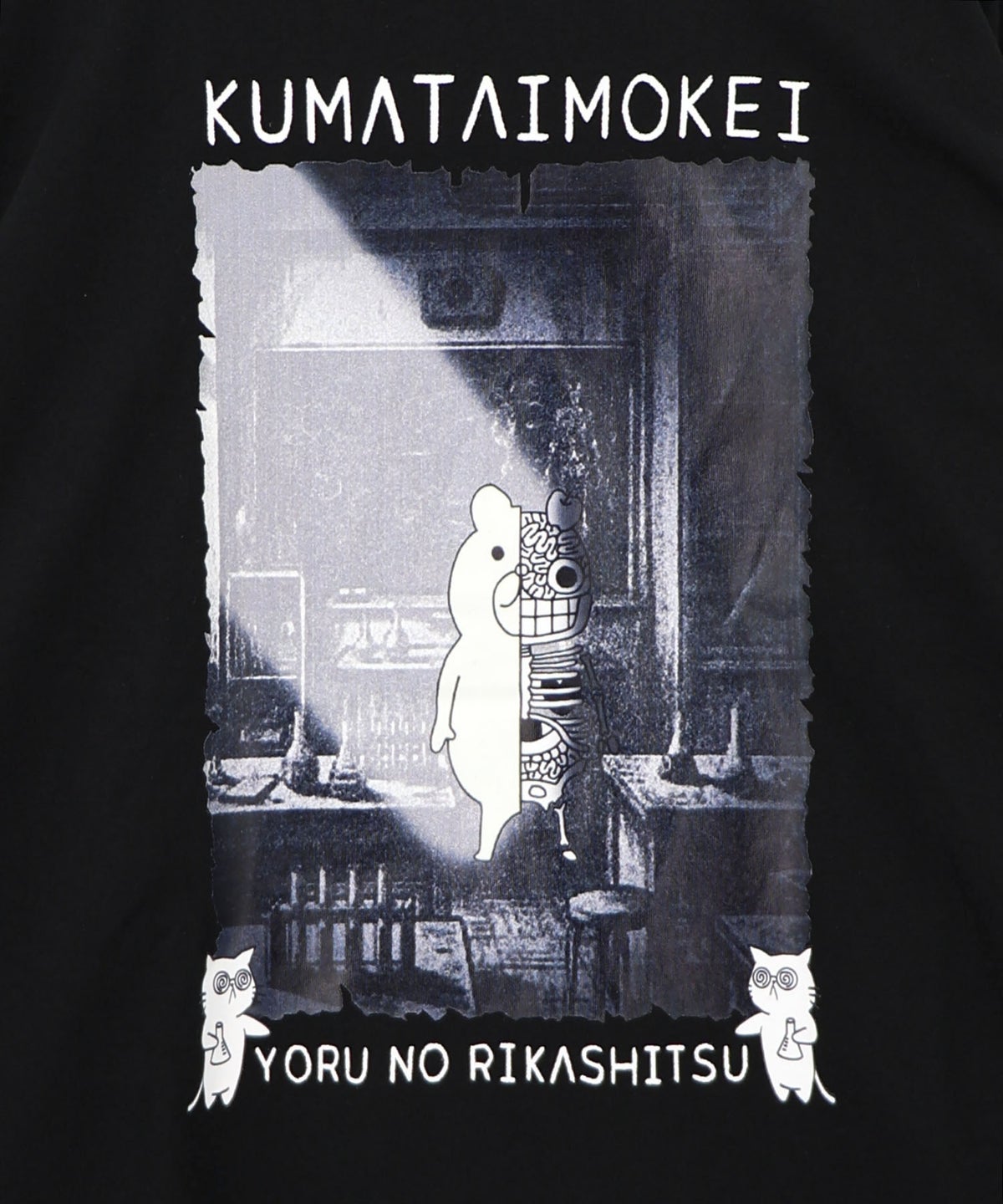 理科室のヒ・ミ・ツ柄 蓄光プリントTシャツ-13