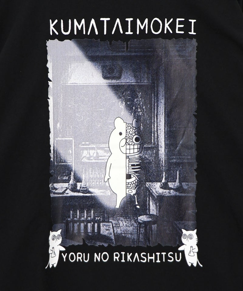 理科室のヒ・ミ・ツ柄 蓄光プリントTシャツ-13
