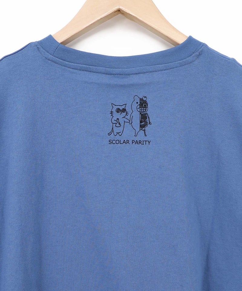 理科室のヒ・ミ・ツ柄 蓄光プリントTシャツ-21