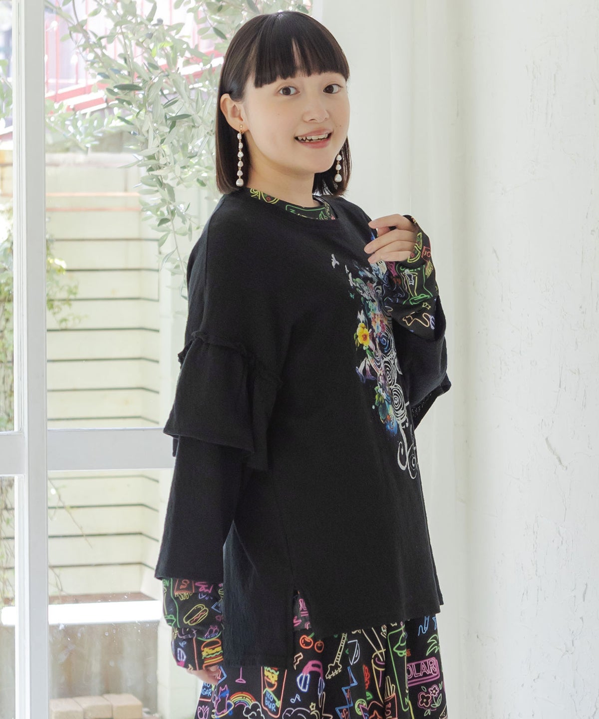 花蝶スカラーちゃん ジャガードプルオーバー-6