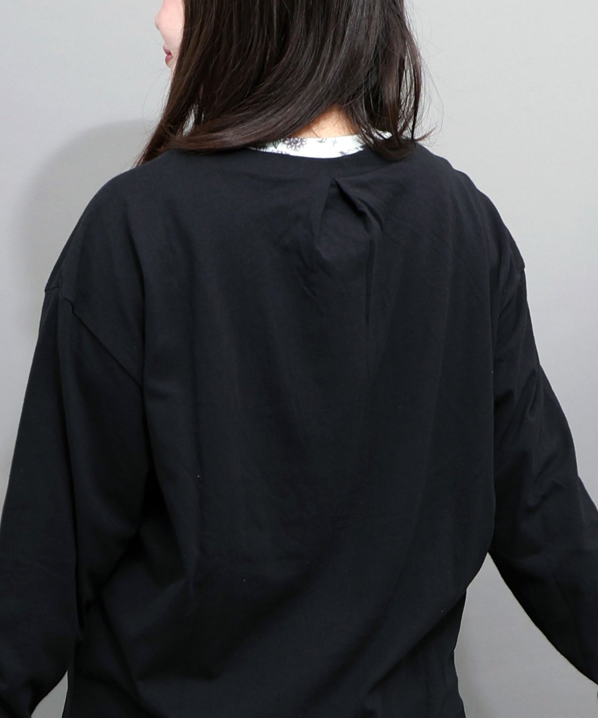 いたずらグミ柄 ロングスリーブTシャツ-9