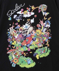 いたずらグミ柄 ロングスリーブTシャツ-13