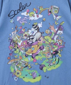 いたずらグミ柄 ロングスリーブTシャツ-15