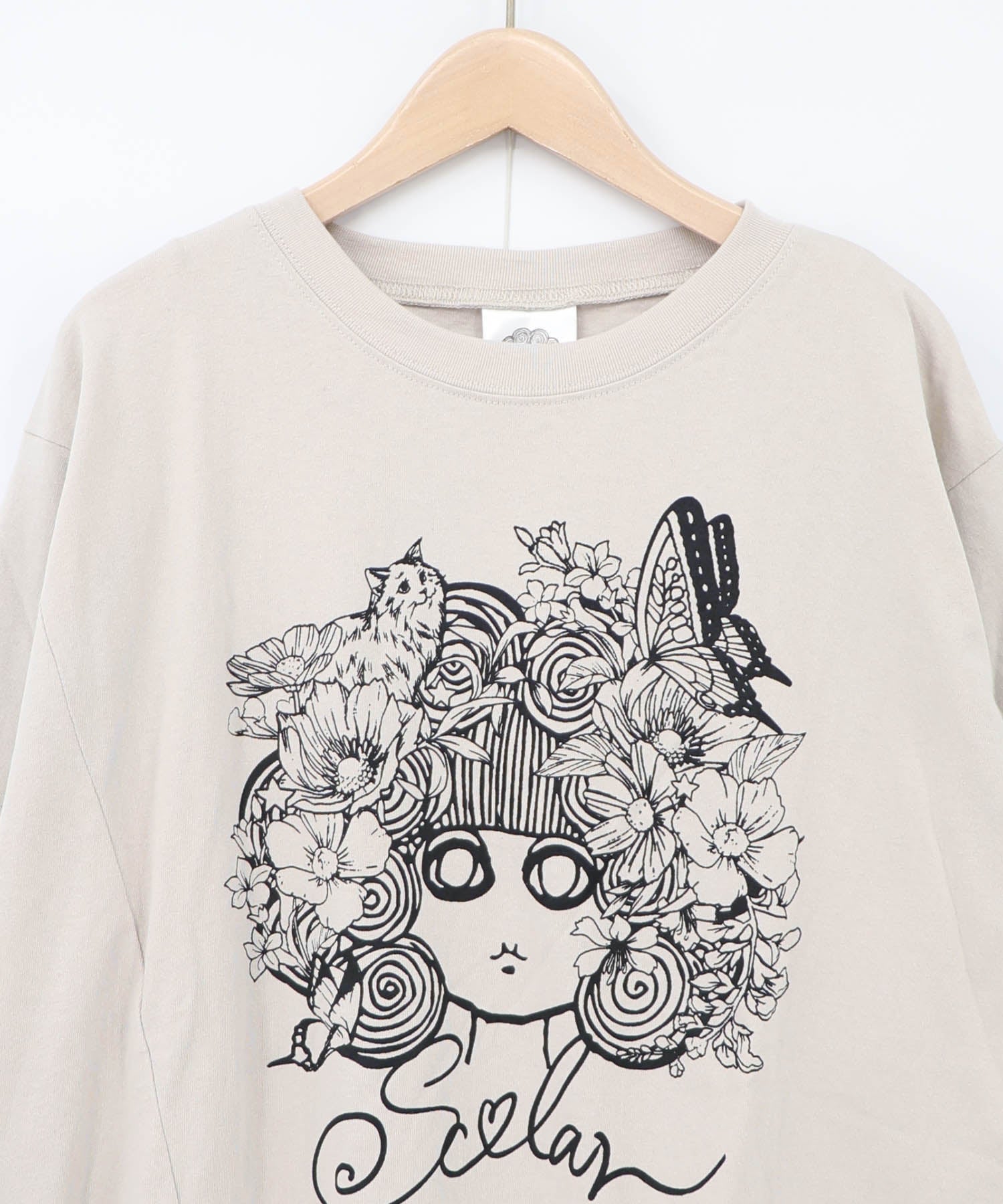 163657：スカラーちゃん 袖バイカラー切替Tシャツの通販-ScoLar