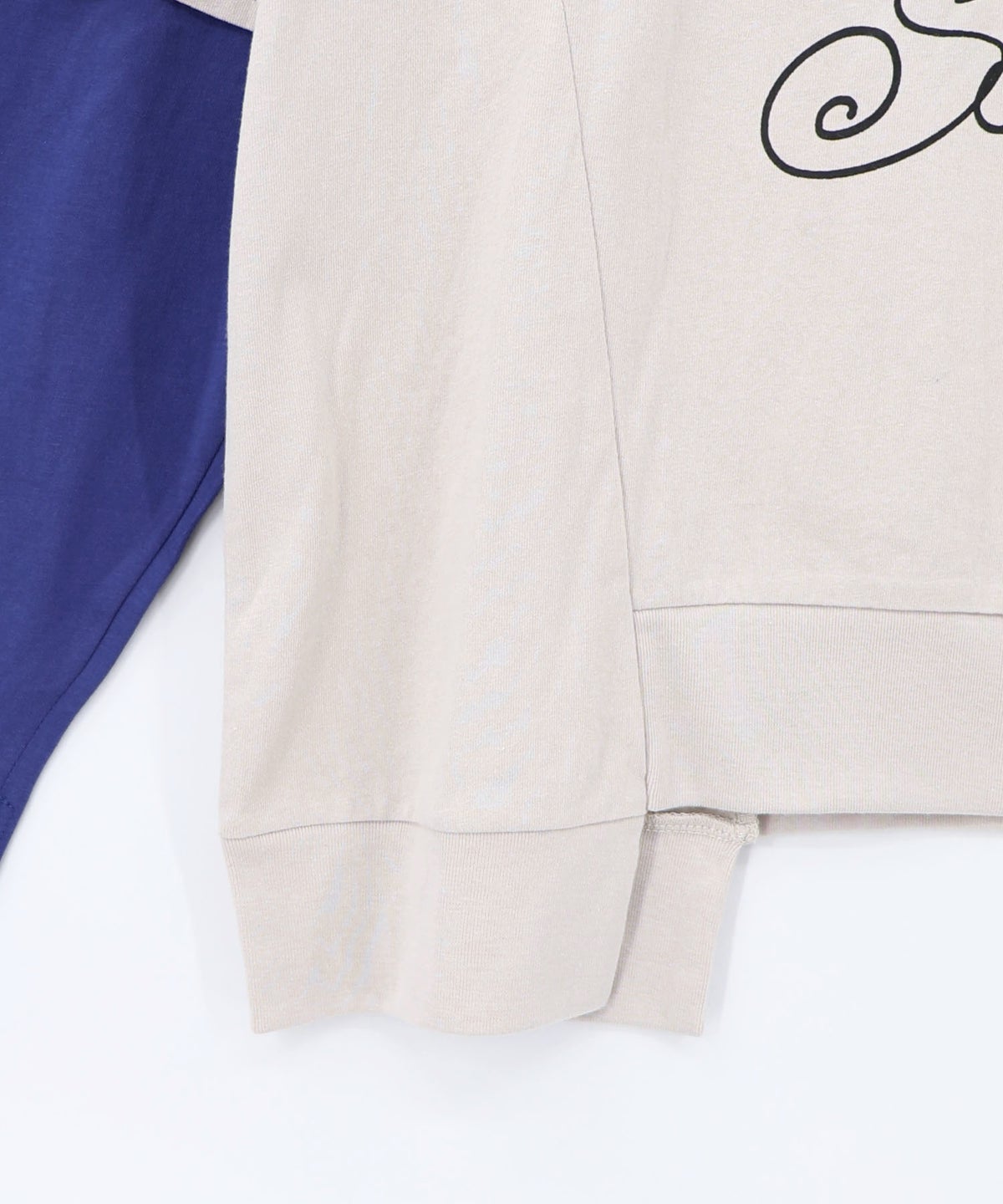 スカラーちゃん 袖バイカラー切替Tシャツ-18