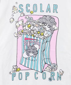 ポップコーン柄 ロングスリーブTシャツ-11
