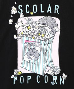 ポップコーン柄 ロングスリーブTシャツ-14