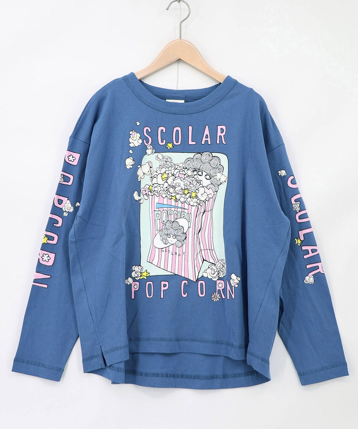 ポップコーン柄 ロングスリーブTシャツ-15