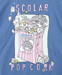 ポップコーン柄 ロングスリーブTシャツ-17