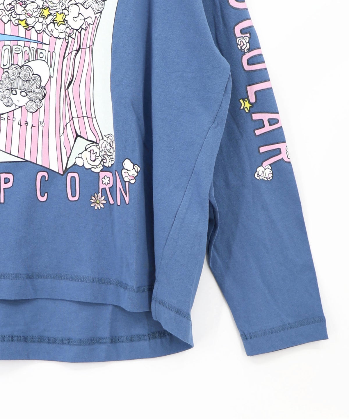 ポップコーン柄 ロングスリーブTシャツ-22