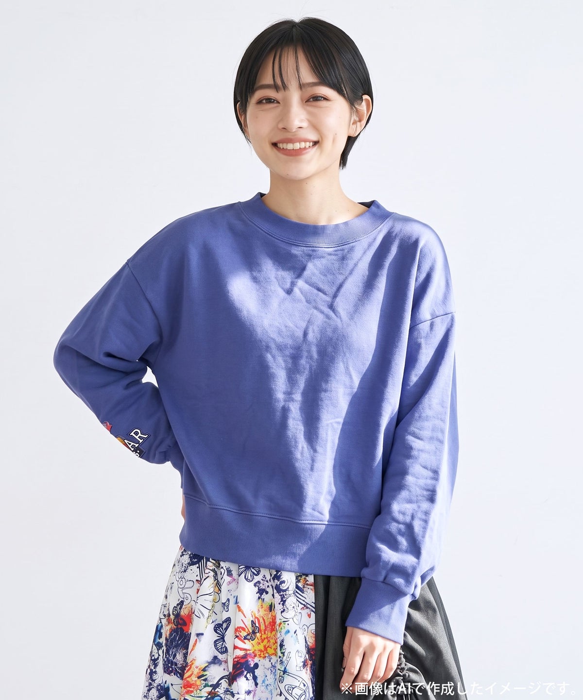 ワッペン風刺繍 2wayカーディガン-10