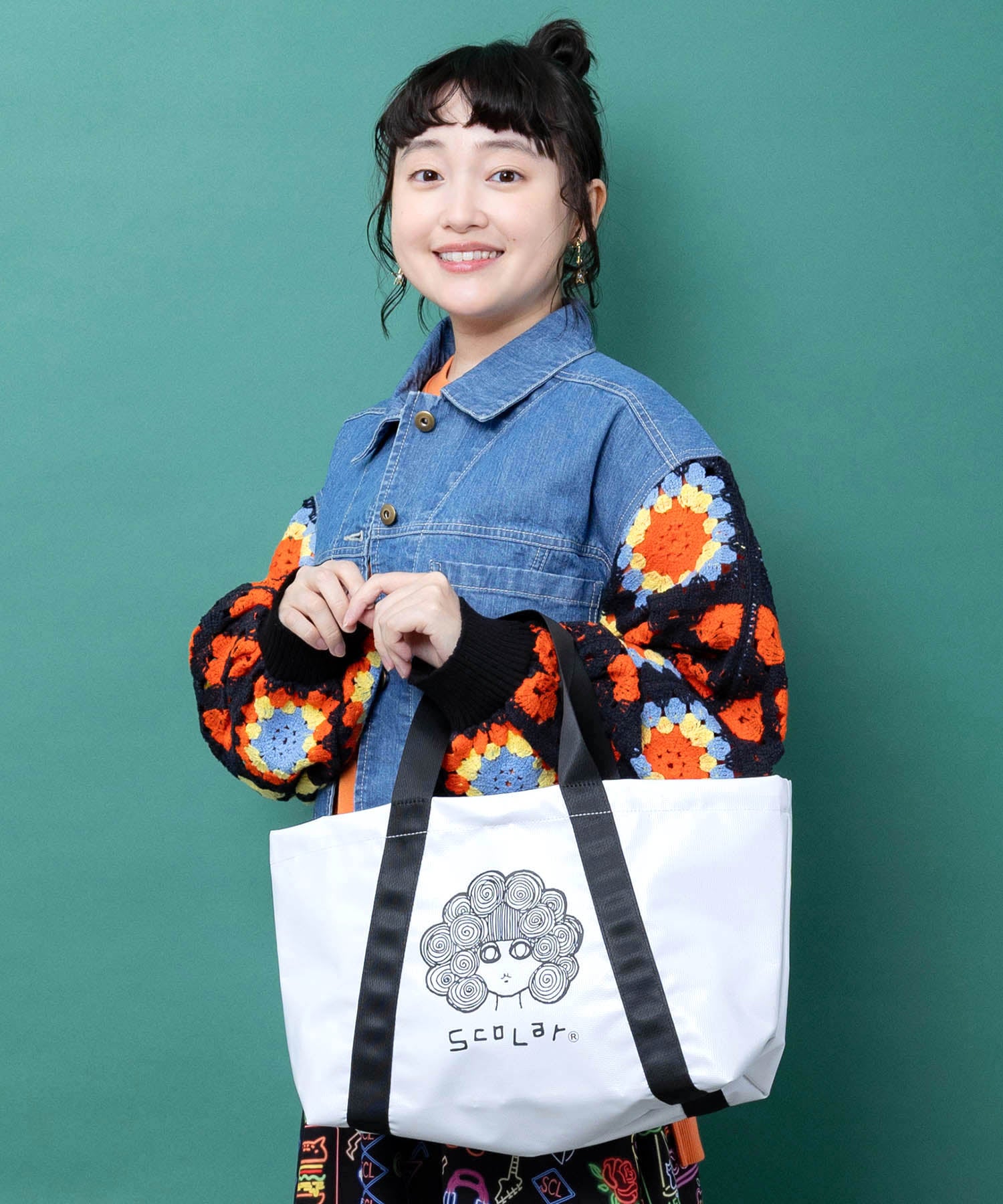 663437：スカラーちゃん ターポリン製トートバッグの通販-ScoLar