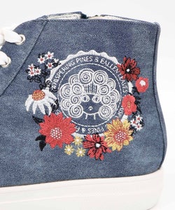 エンブレム風スカラーちゃん刺繍 ハイカットスニーカー-19