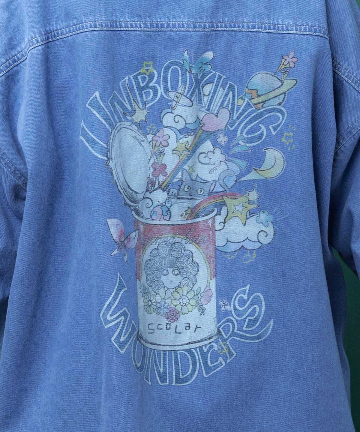 はじけるスカラー缶 デニムシャツ-10