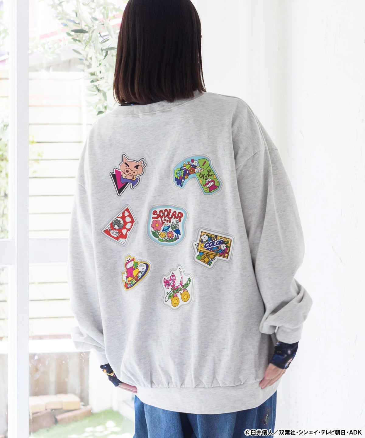 クレヨンしんちゃん×ScoLar ワッペン風刺繍 PO-1