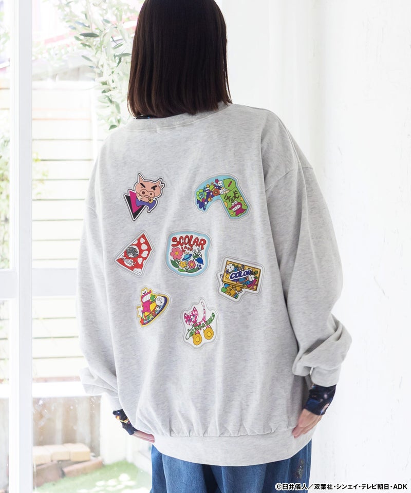 クレヨンしんちゃん×ScoLar ワッペン風刺繍 PO-1