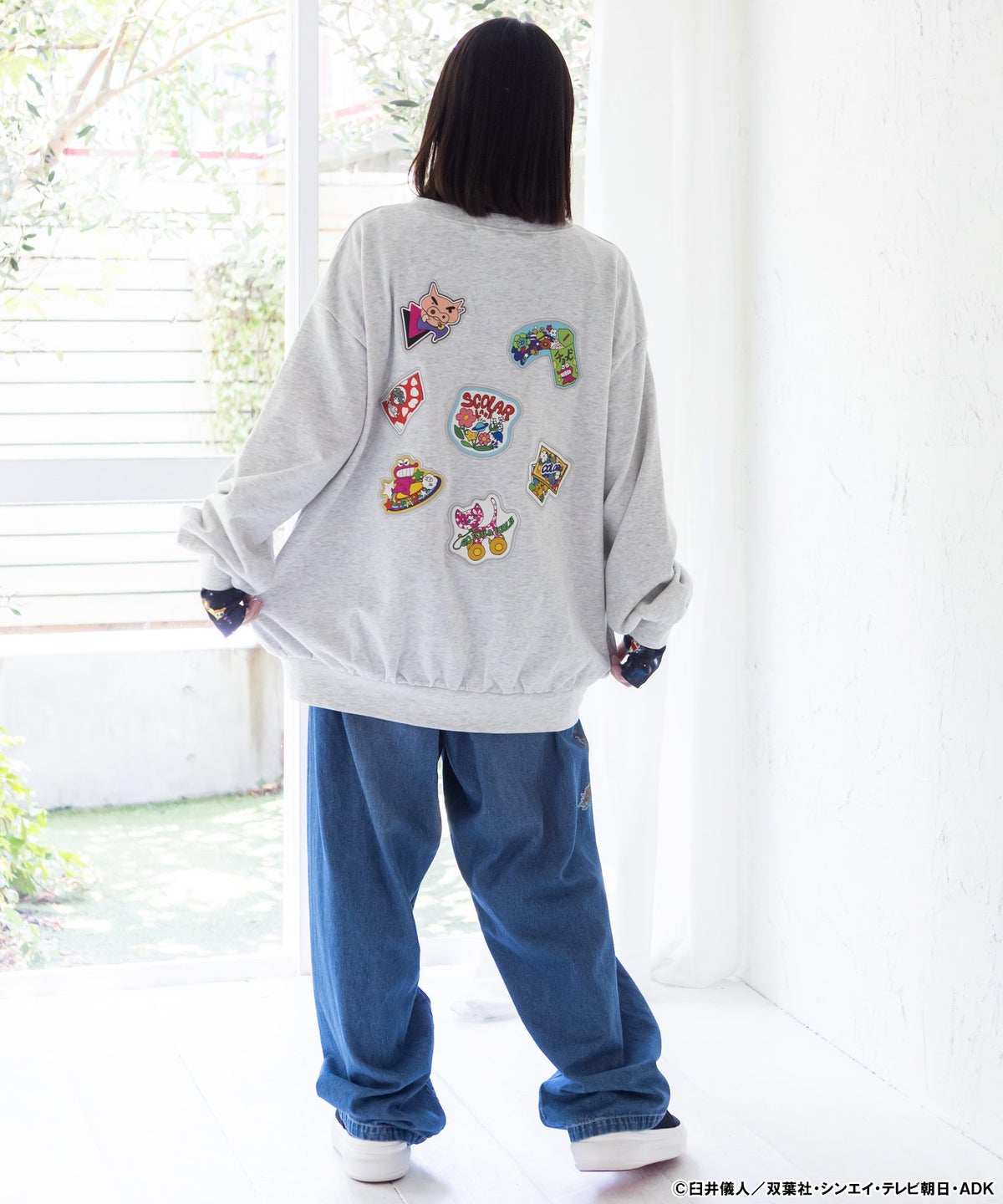 クレヨンしんちゃん×ScoLar ワッペン風刺繍 PO-2
