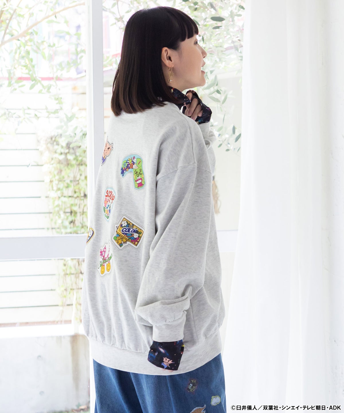 クレヨンしんちゃん×ScoLar ワッペン風刺繍 PO-4