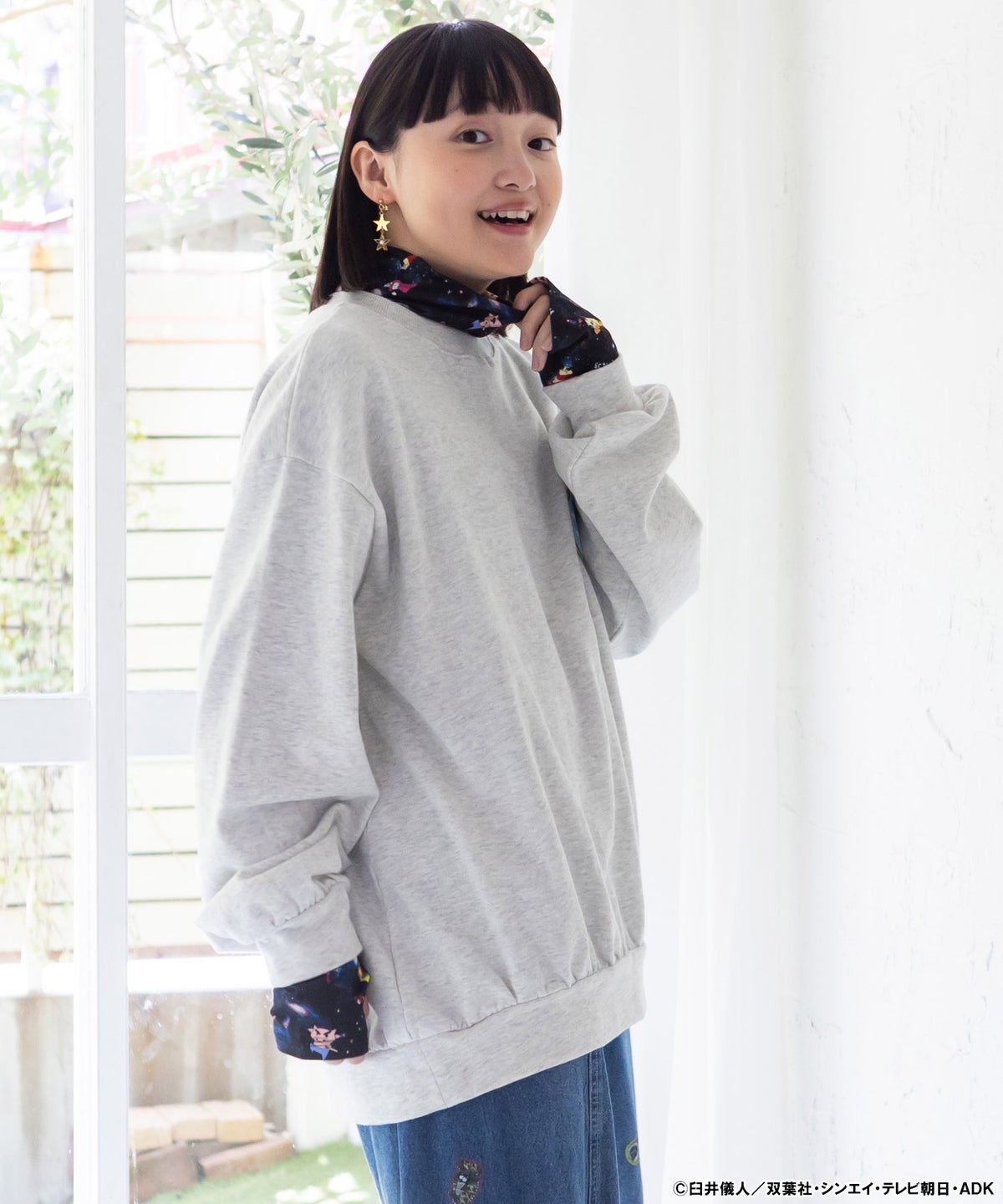 クレヨンしんちゃん×ScoLar ワッペン風刺繍 PO-5