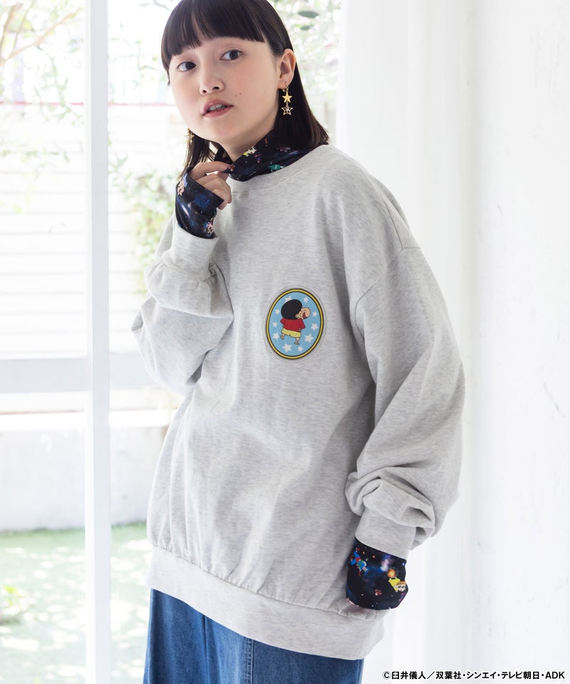 クレヨンしんちゃん×ScoLar ワッペン風刺繍 PO-6