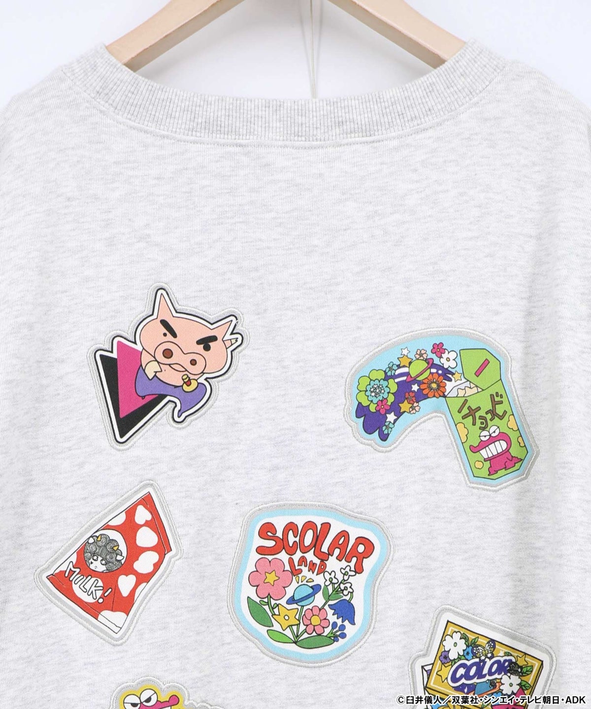 クレヨンしんちゃん×ScoLar ワッペン風刺繍 PO-19