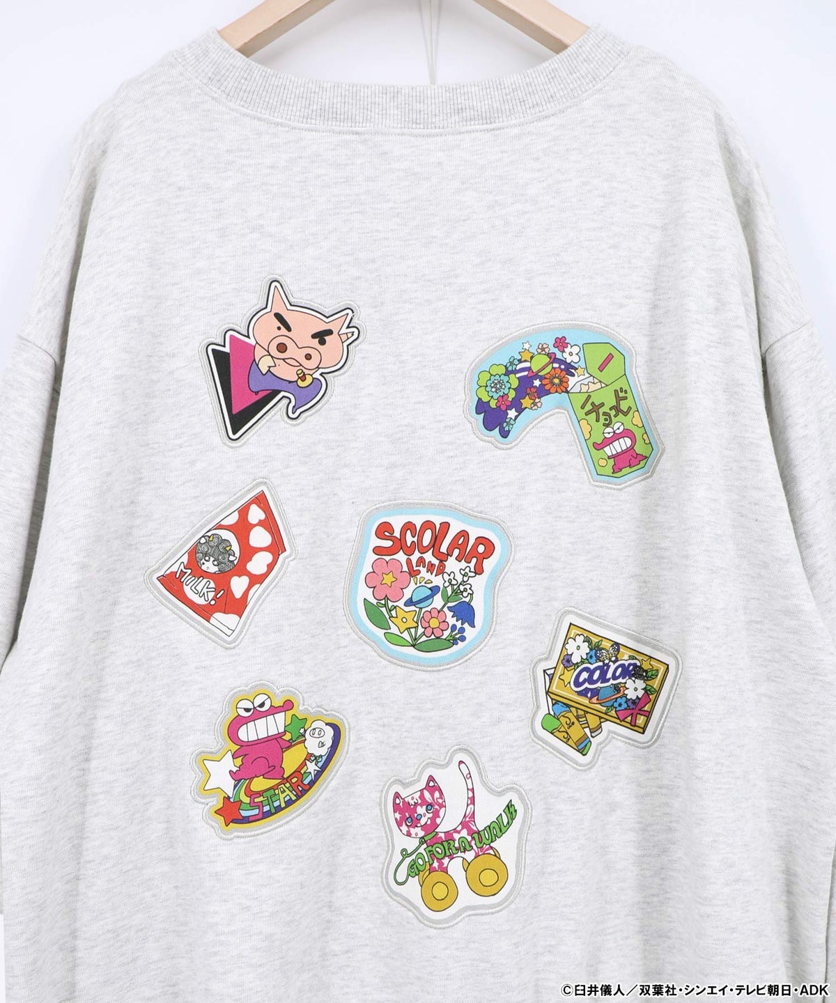 クレヨンしんちゃん×ScoLar ワッペン風刺繍 PO-20