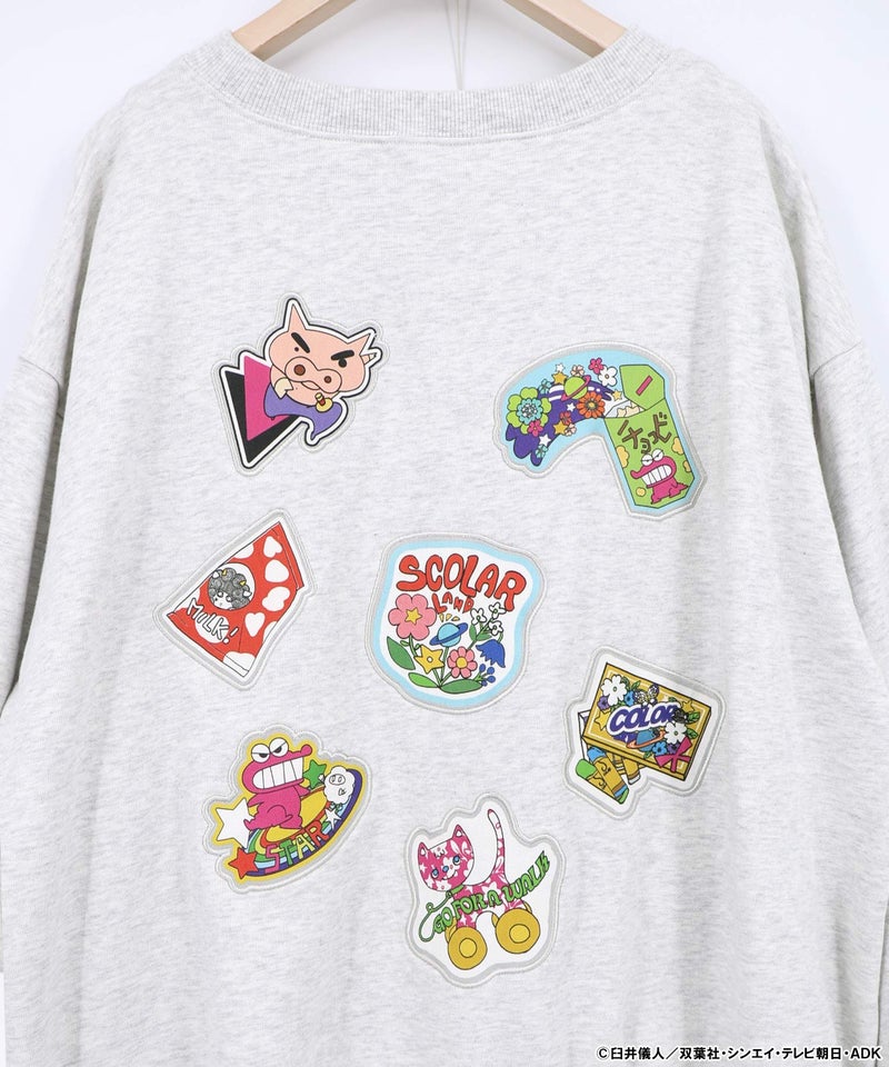 クレヨンしんちゃん×ScoLar ワッペン風刺繍 PO-20