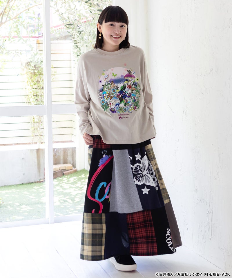 クレヨンしんちゃん×ScoLar 不思議なきのこ世界 ロンT-2