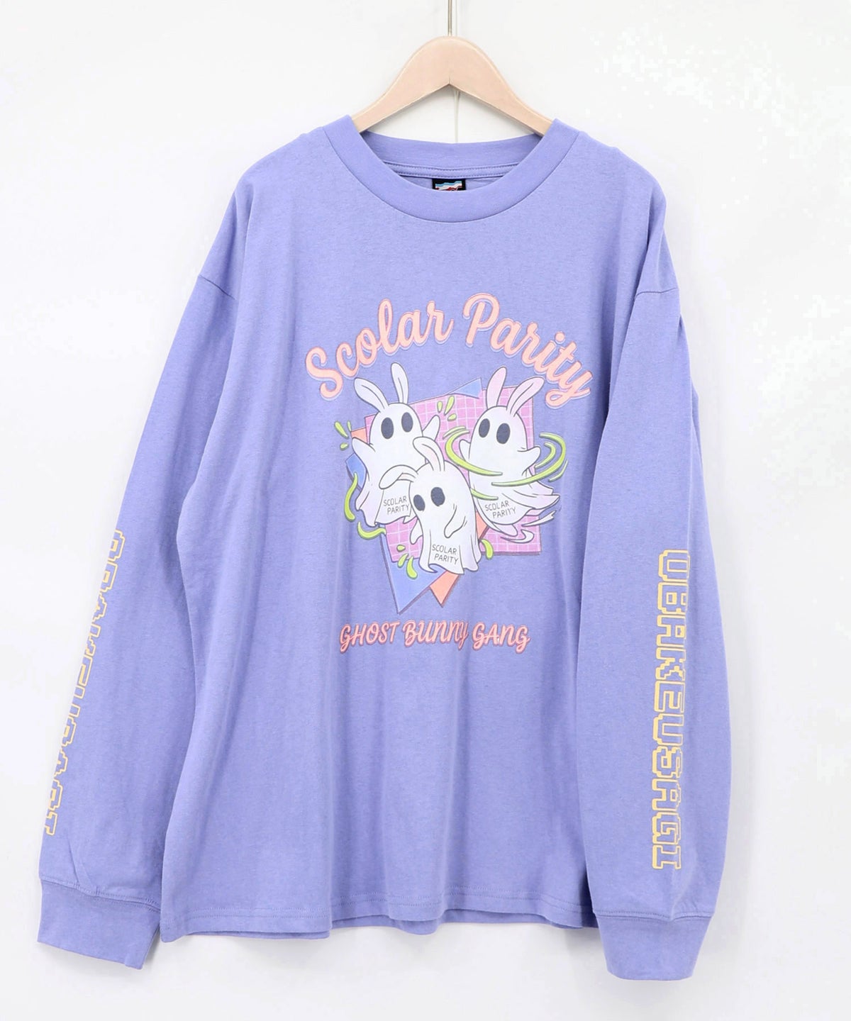 ぐるぐるおばけウサギTシャツ-15