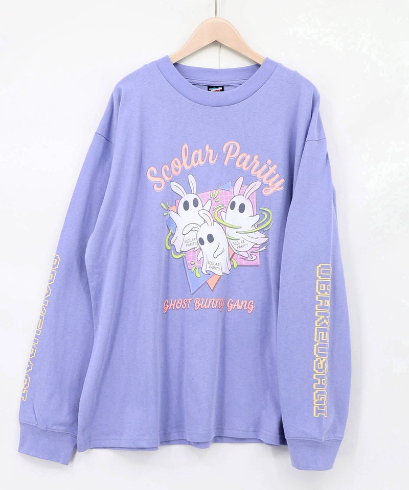 ぐるぐるおばけウサギTシャツ-15