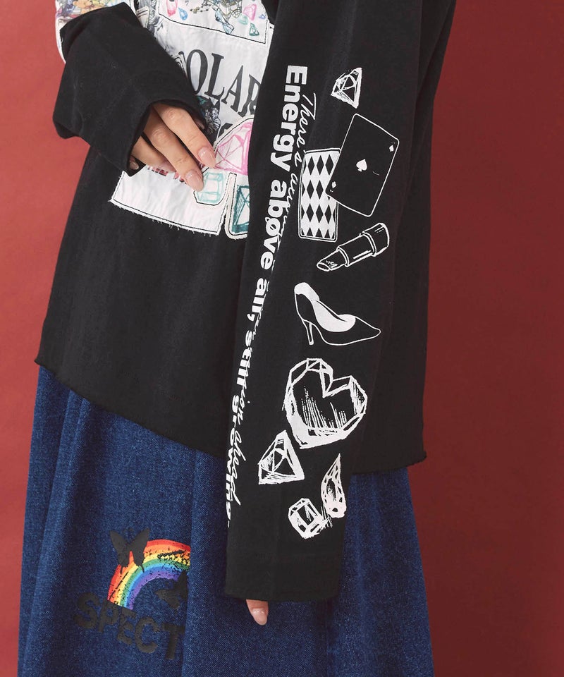 ワッペン＆アップリケ刺繍プルオーバー-9